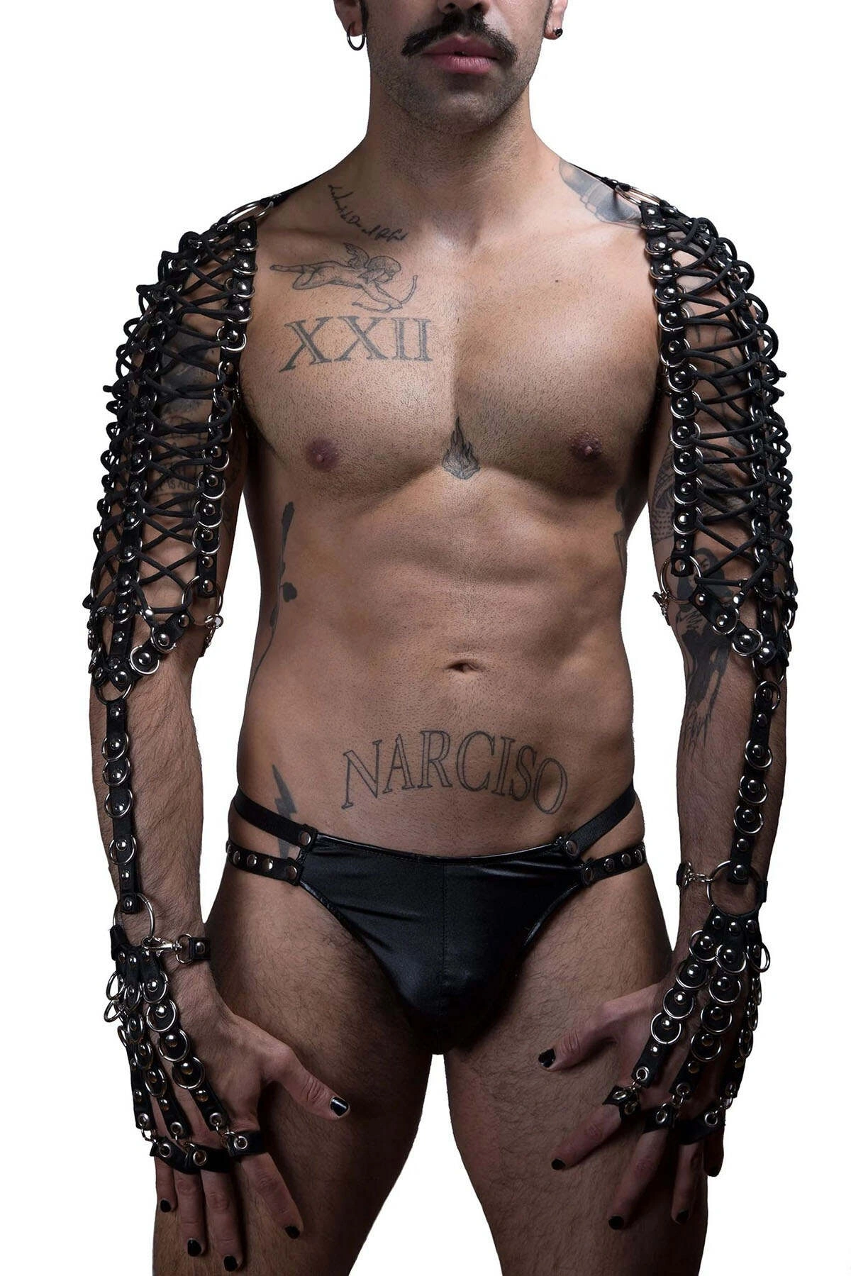 Erkek Kol Ve Omuz Lastik Harness - Brfm182