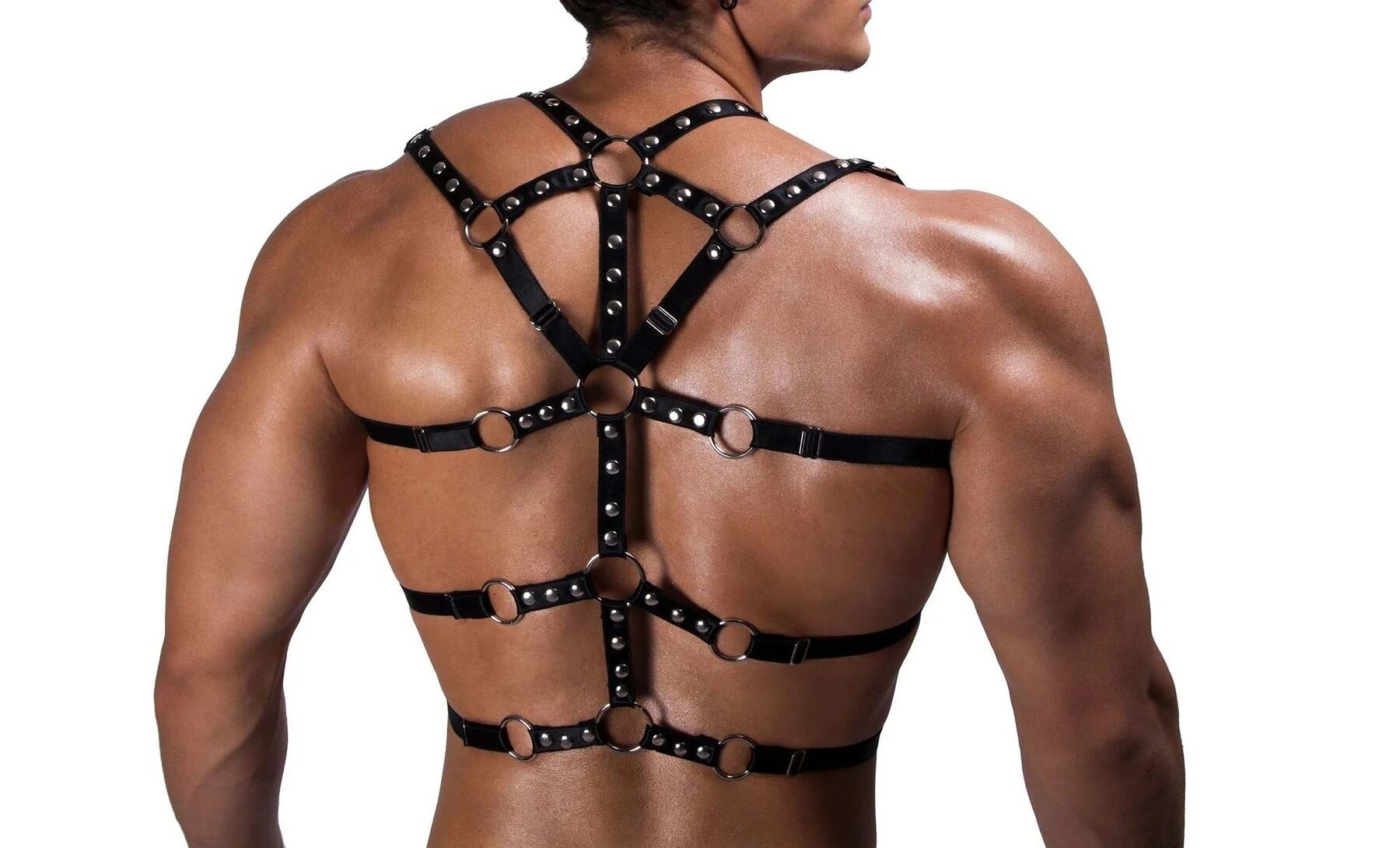 Erkek Lastik Göğüs Harness - Brfm191