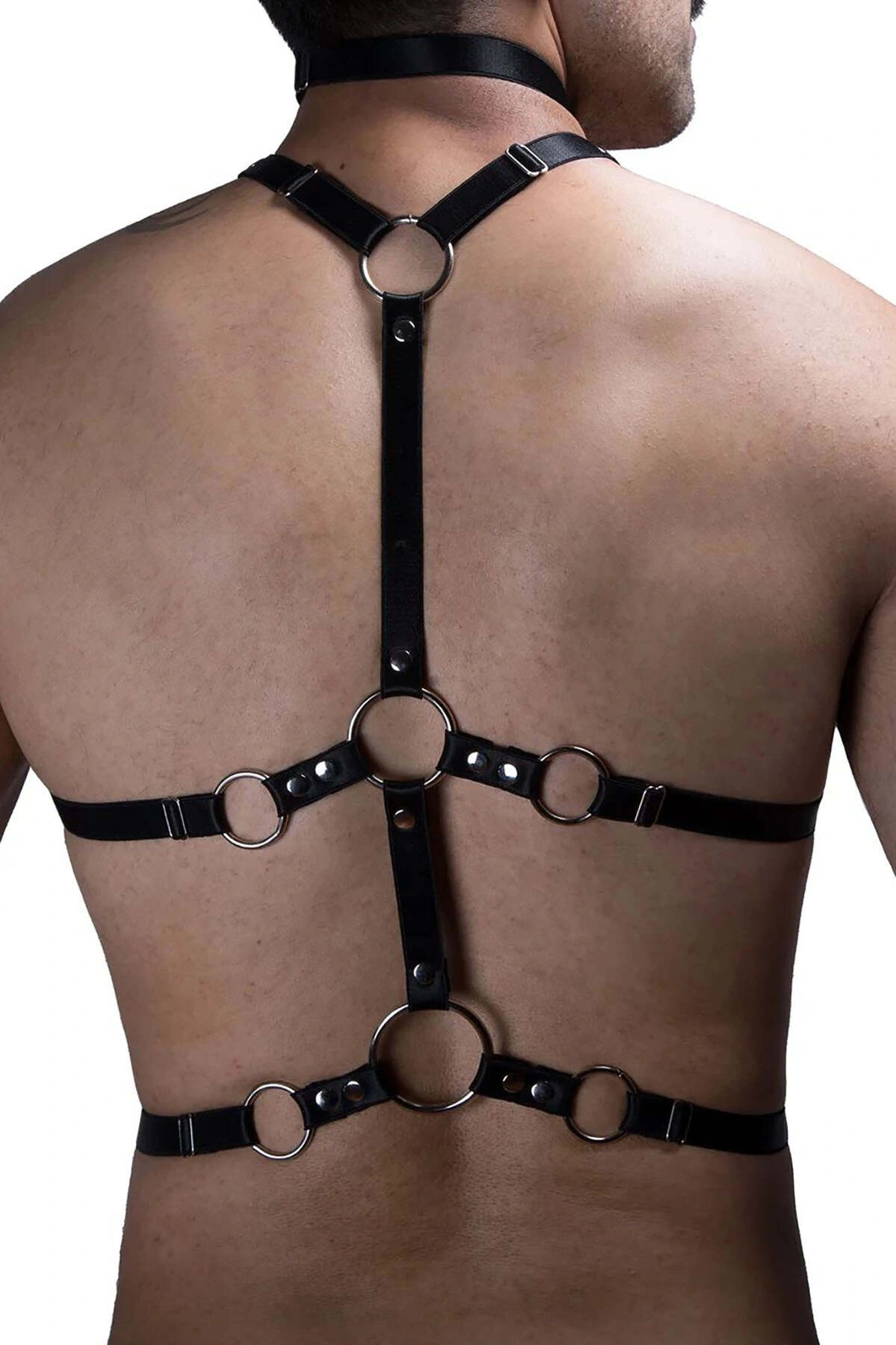 Erkek Lastik Göğüs Harness - Brfm192