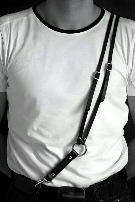 Erkek Omuzdan Askılı Göğüs Harness - Brfm98