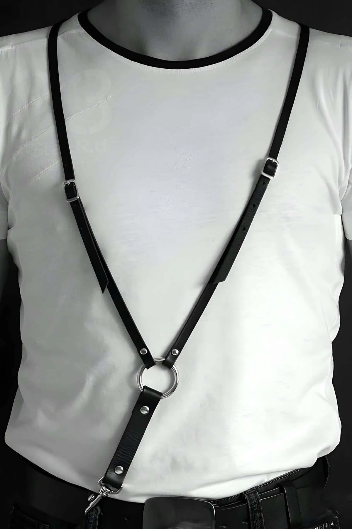 Erkek Omuzdan Askılı Göğüs Harness - Brfm98