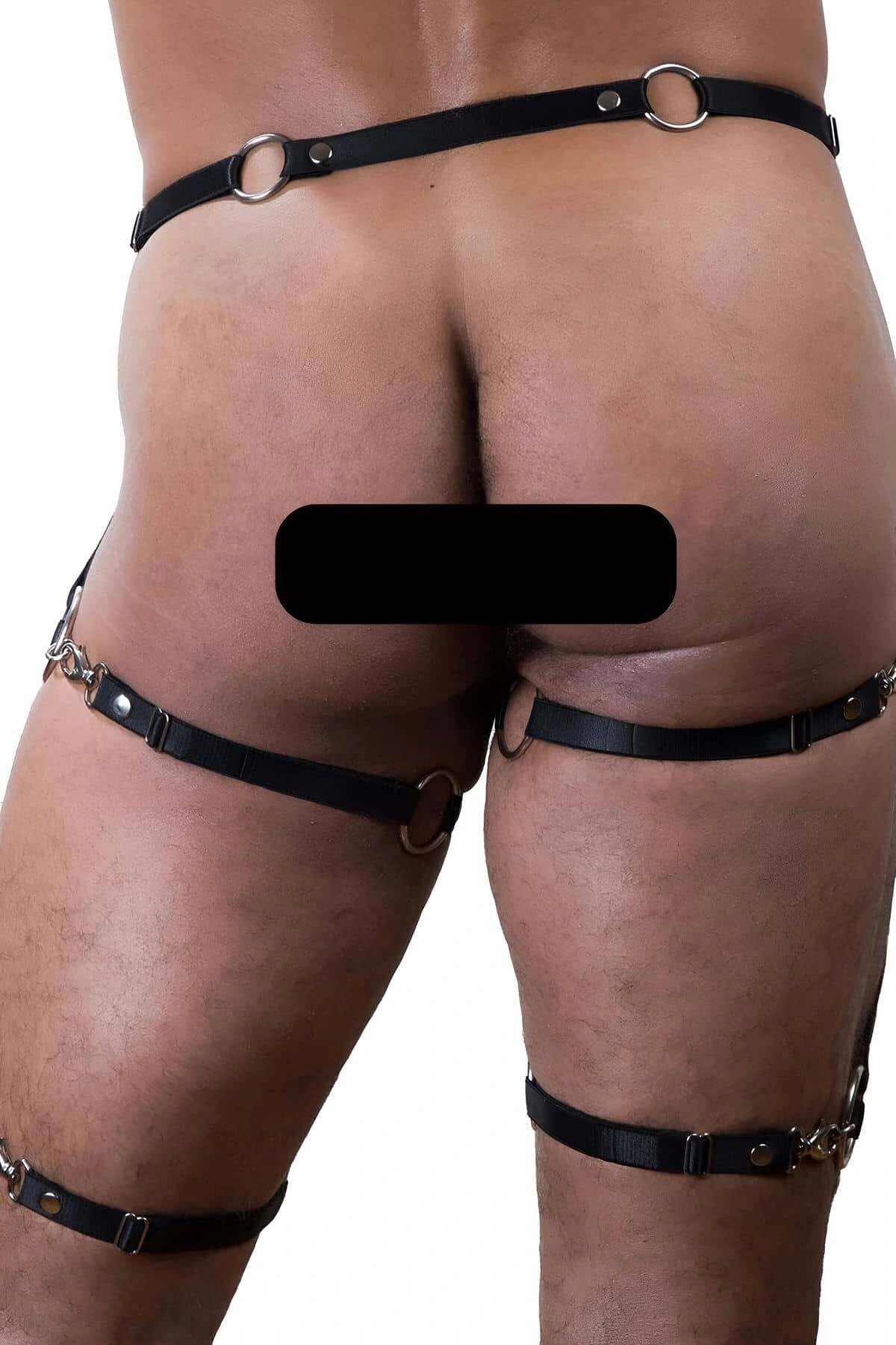 Erkrk Fantazi Lastik Jartiyer Harness - Brfm189