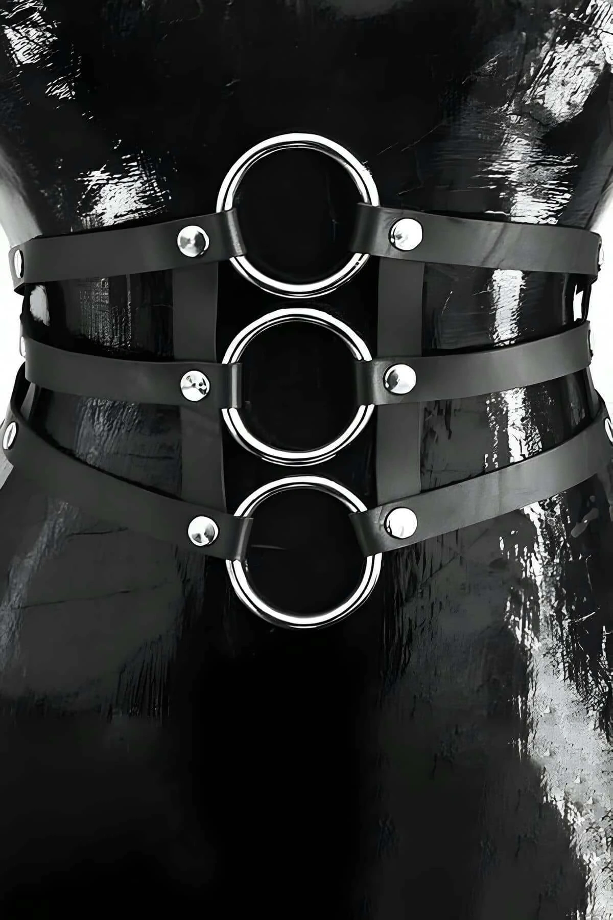 Fantazi Giyim Deri Korse - Brf436