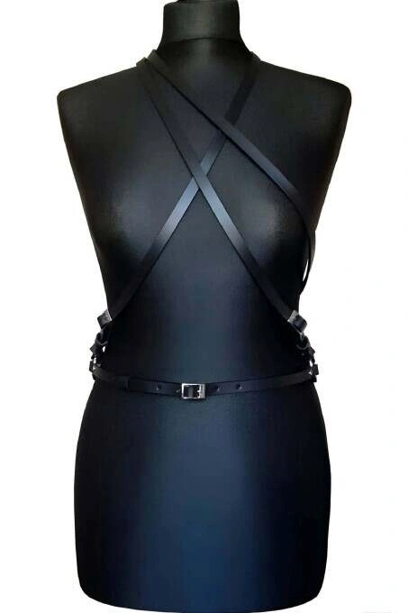 Fantazi Şık Deri Göğüs Harness - Brf919