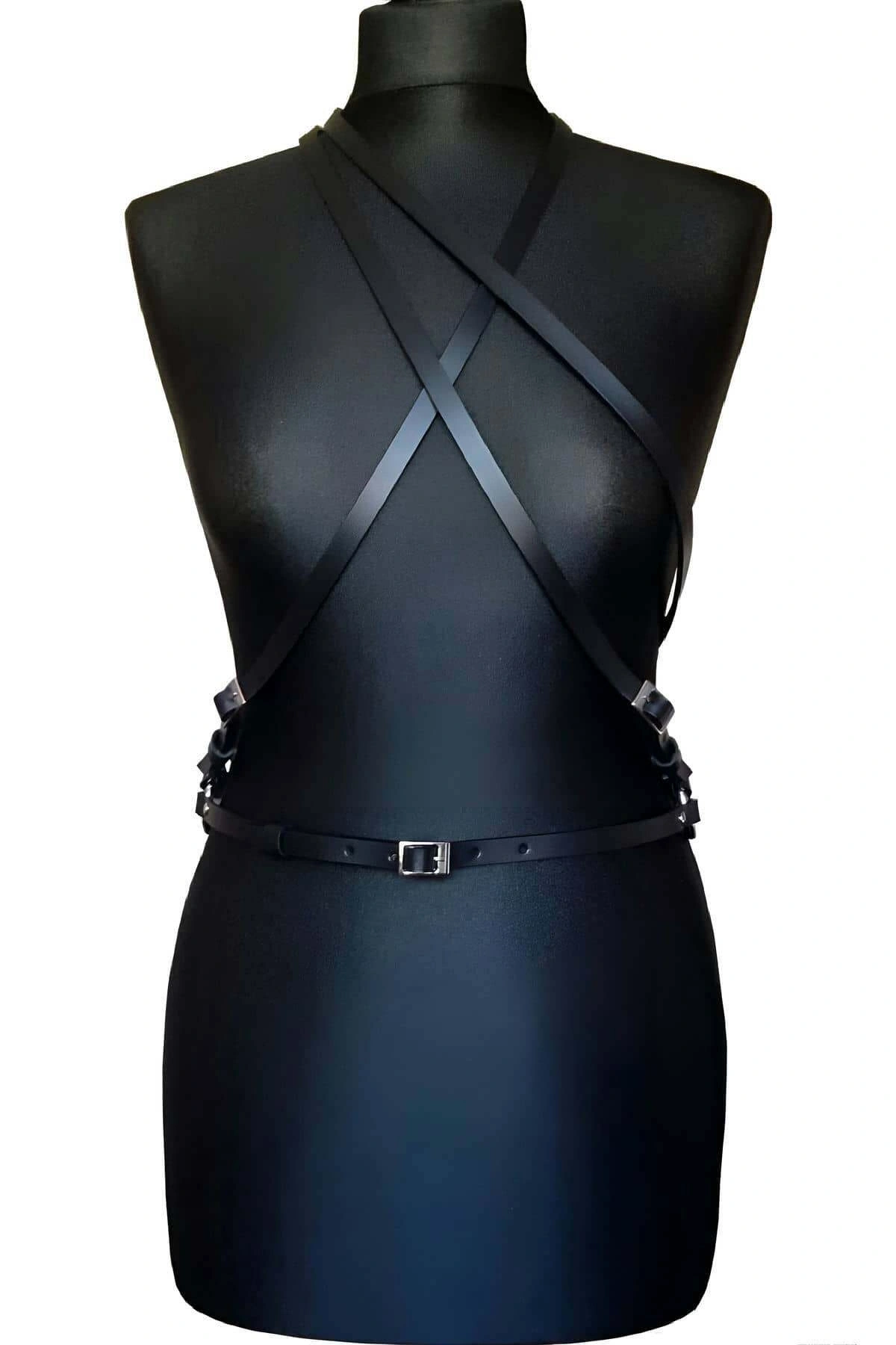 Fantazi Şık Deri Göğüs Harness - Brf919