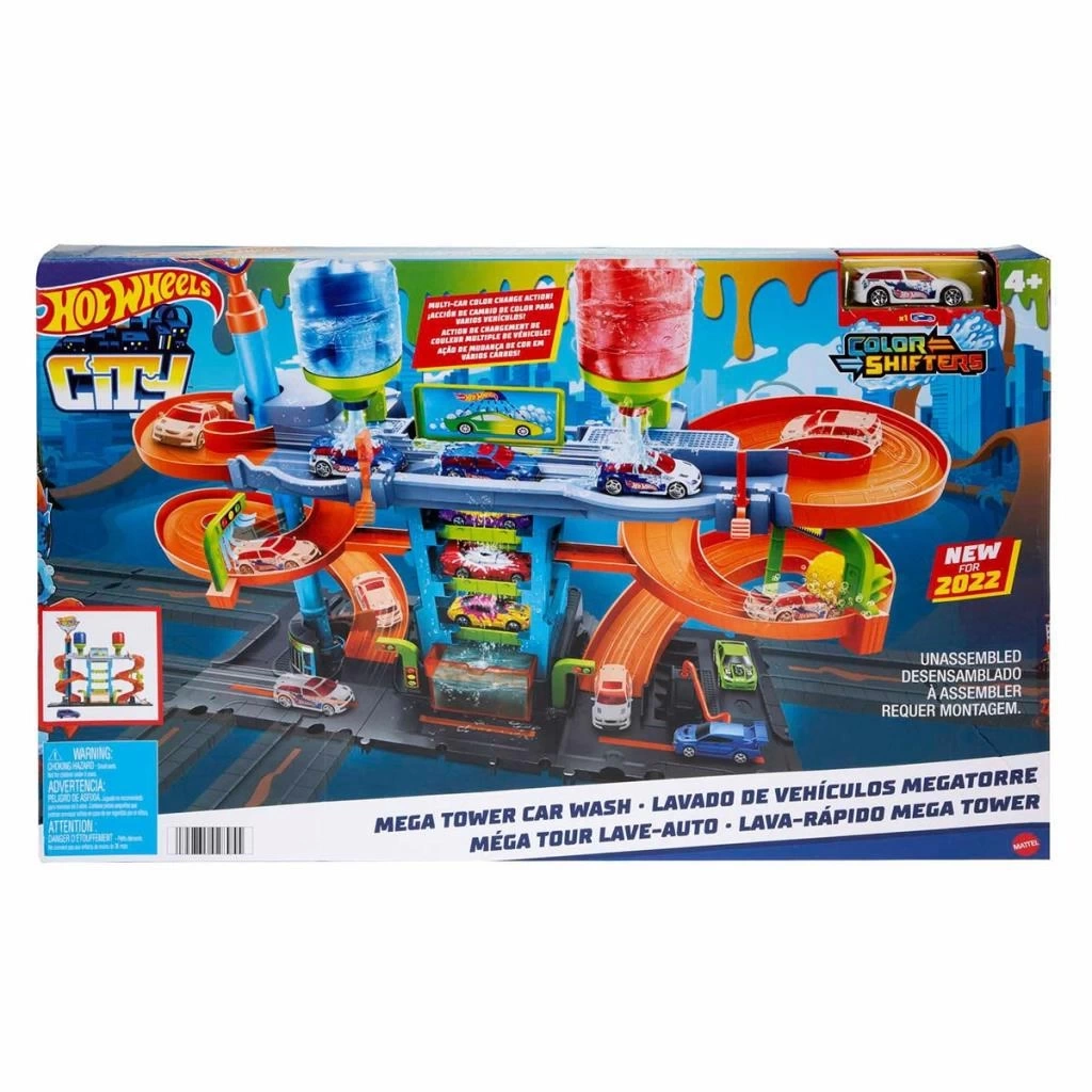 Nessiworld HDP05 Hot Wheels Mega Araba Yıkama Kulesi