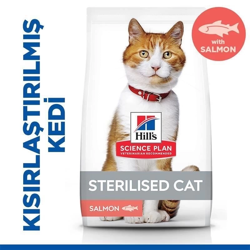 Hill's Sterilised Kısırlaştırılmış Somonlu Kedi Maması 1,5 Kg