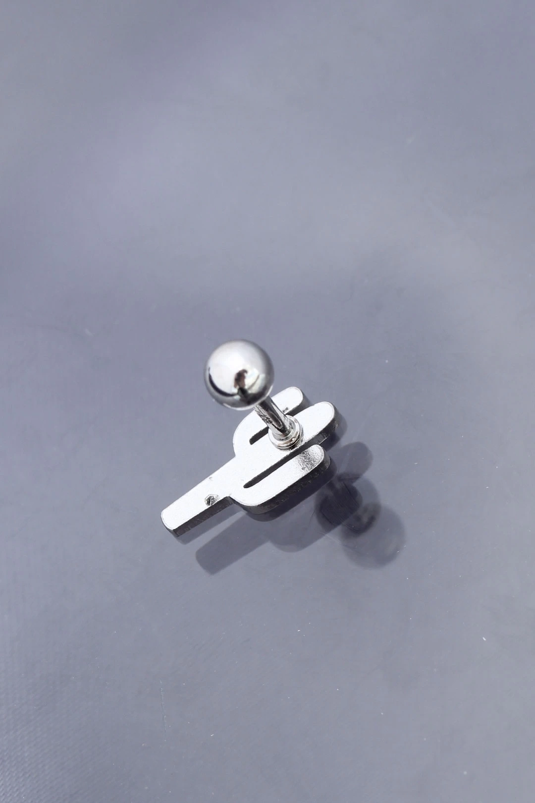 Kaktüs Model 316L Cerrahi Çelik Piercing