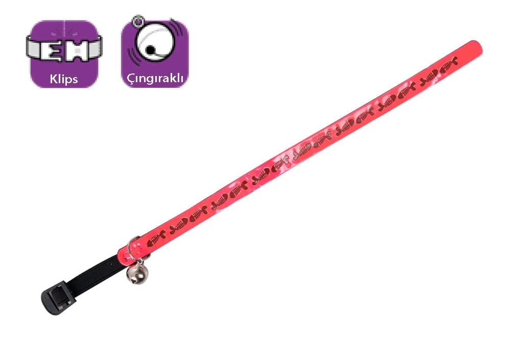 Kedi Boy.tas.çing.balik Des.30Cm Pembe