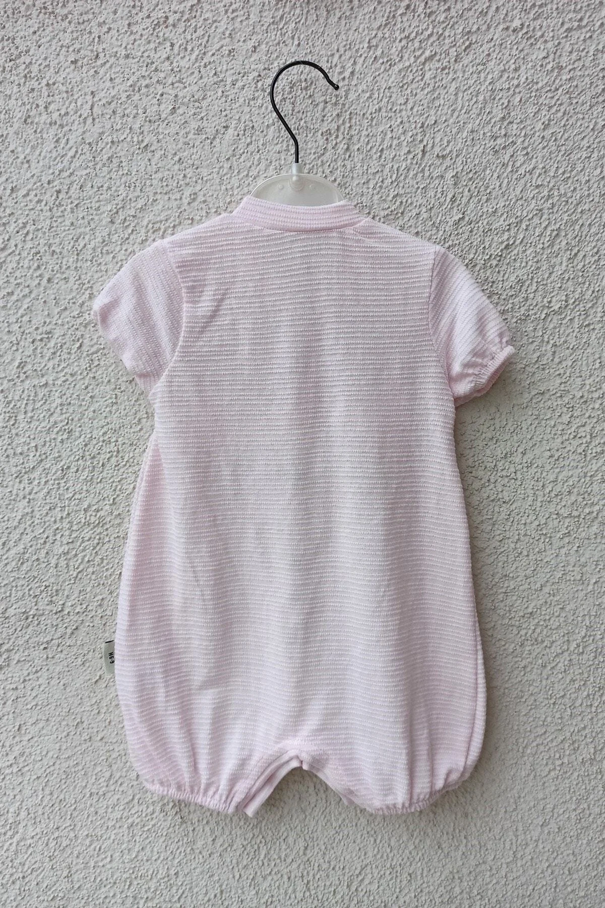 Kedi Figürlü Kısa Kız Tulum 3-6-9 Ay