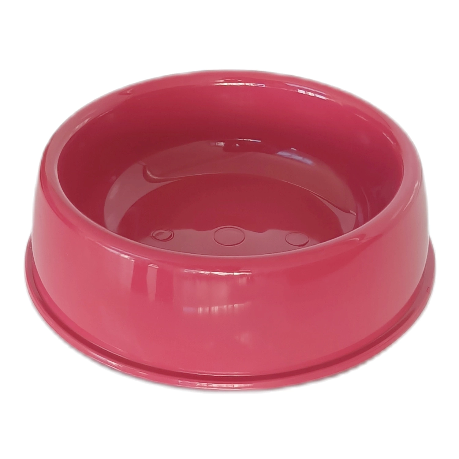 Kedi Köpek Plastik Mama Ve Su Kabı 20 cm - 200 ml Kırmızı
