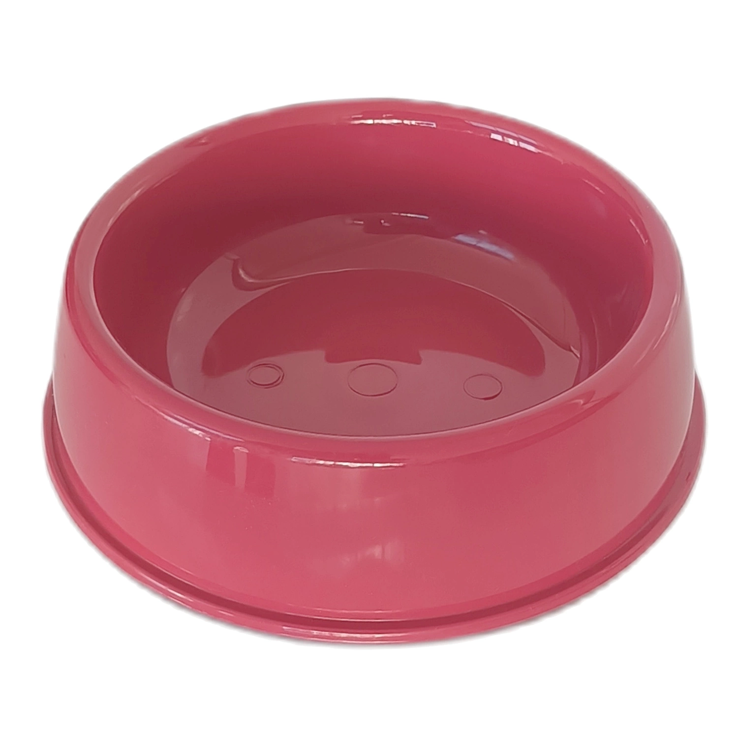 Kedi Köpek Plastik Mama Ve Su Kabı 20 cm - 200 ml Kırmızı