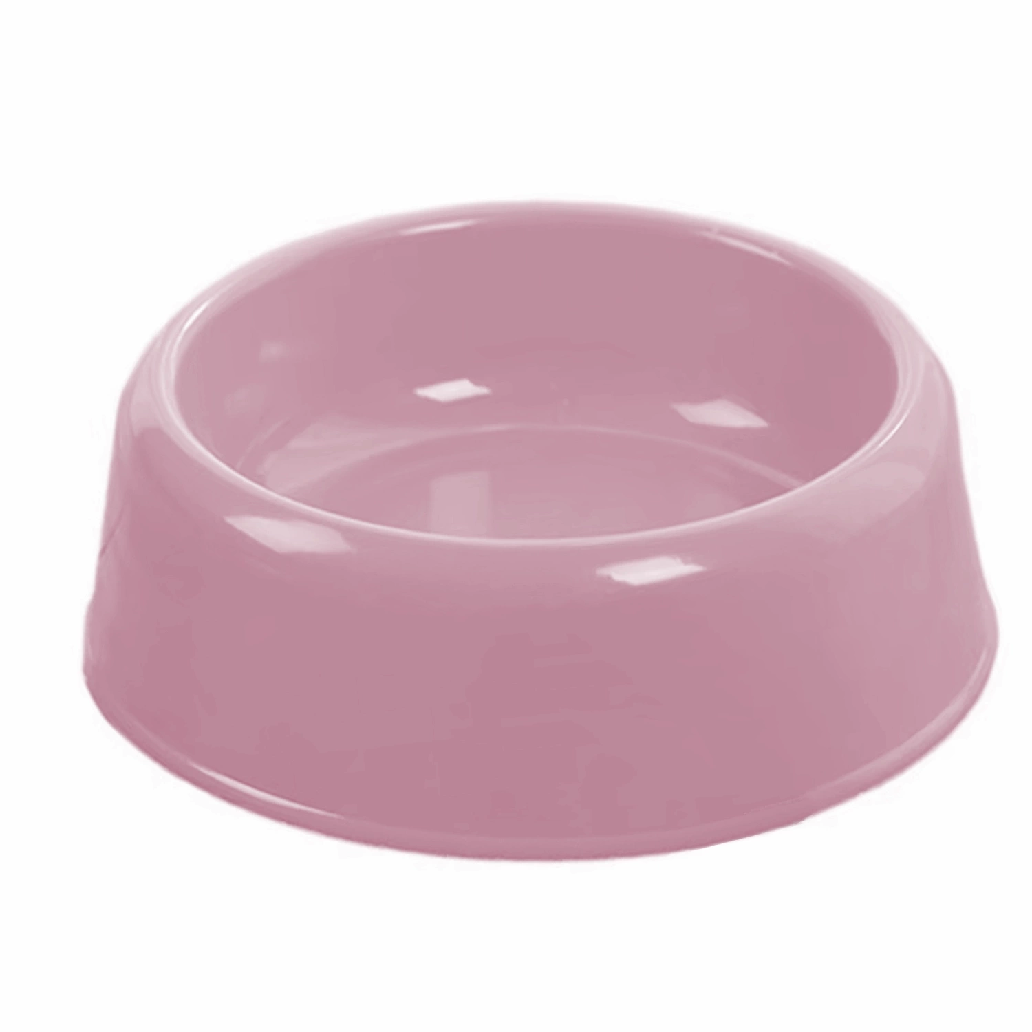 Kedi Köpek Plastik Mama Ve Su Kabı 20 cm - 200 ml Pembe