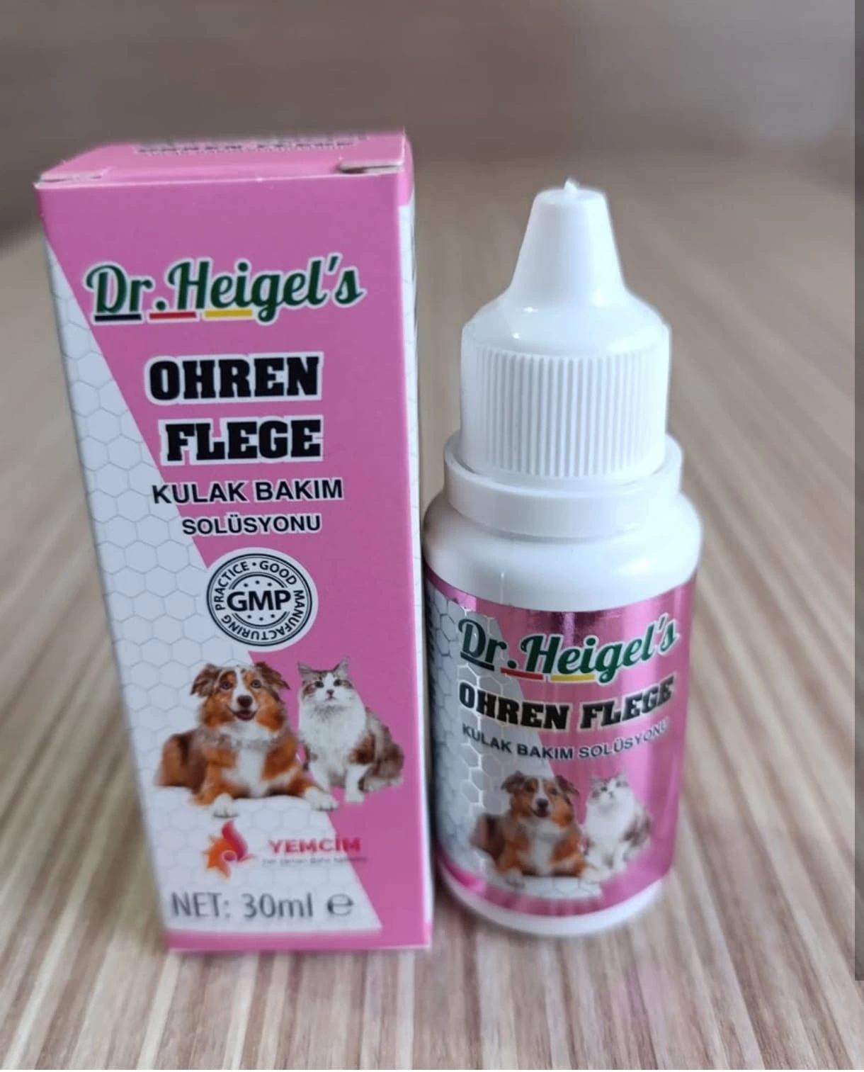 Kedi Kulak Temizleyici - Dr. Heigels  30ML