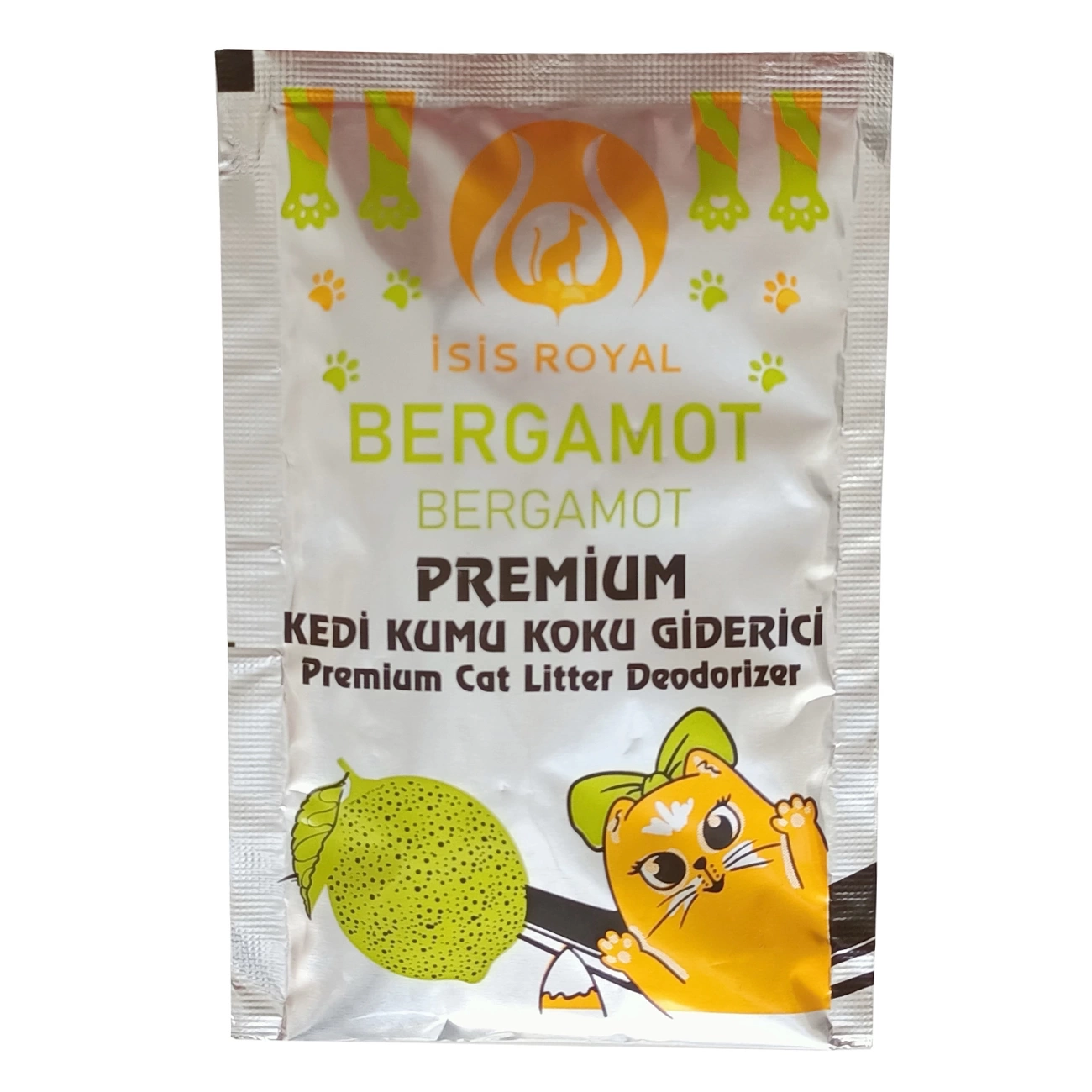 Kedi Kumu Koku Giderici 25 gr Bergamot Kokulu