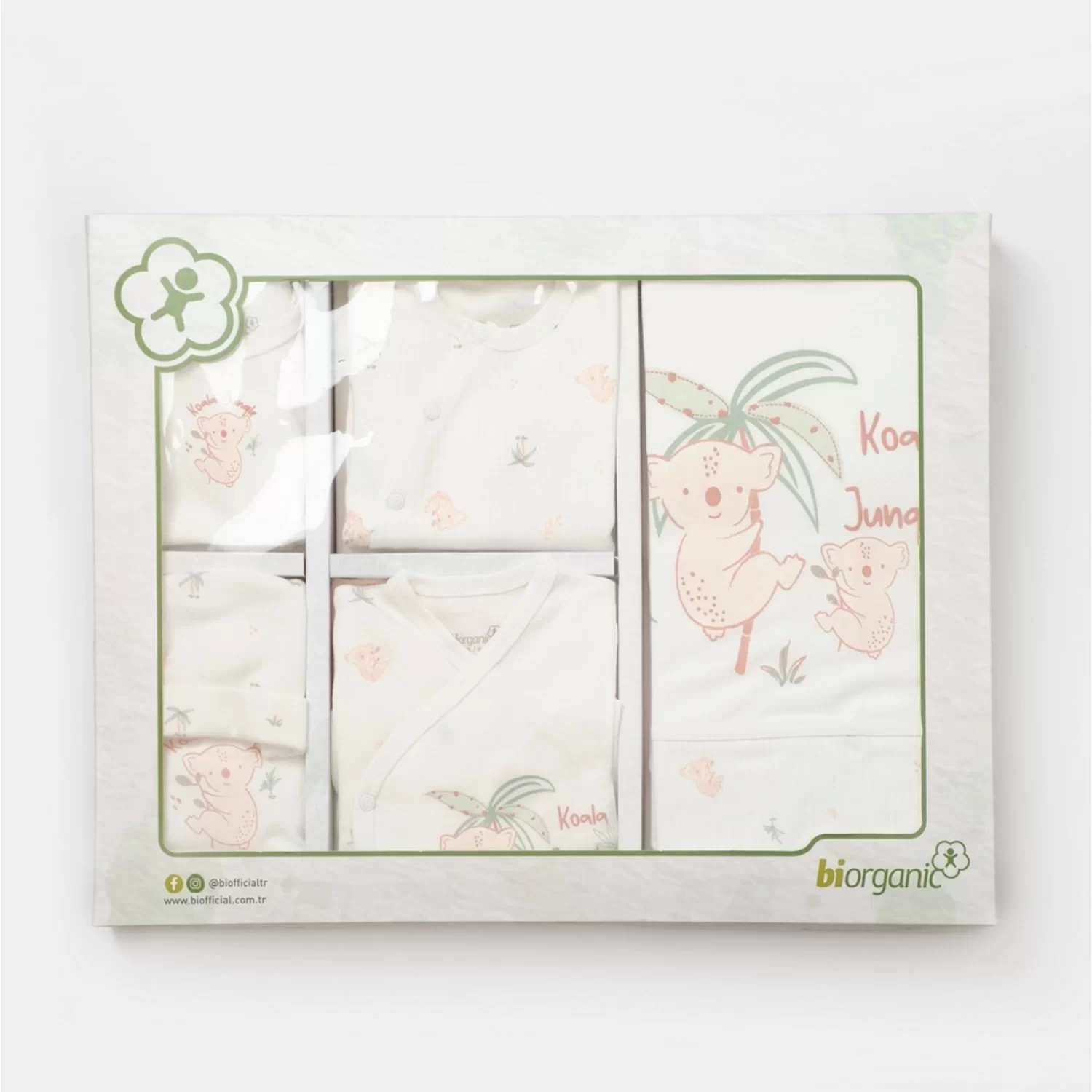 Koala Jungle 10lu Hastane Çıkış Seti  Pembe