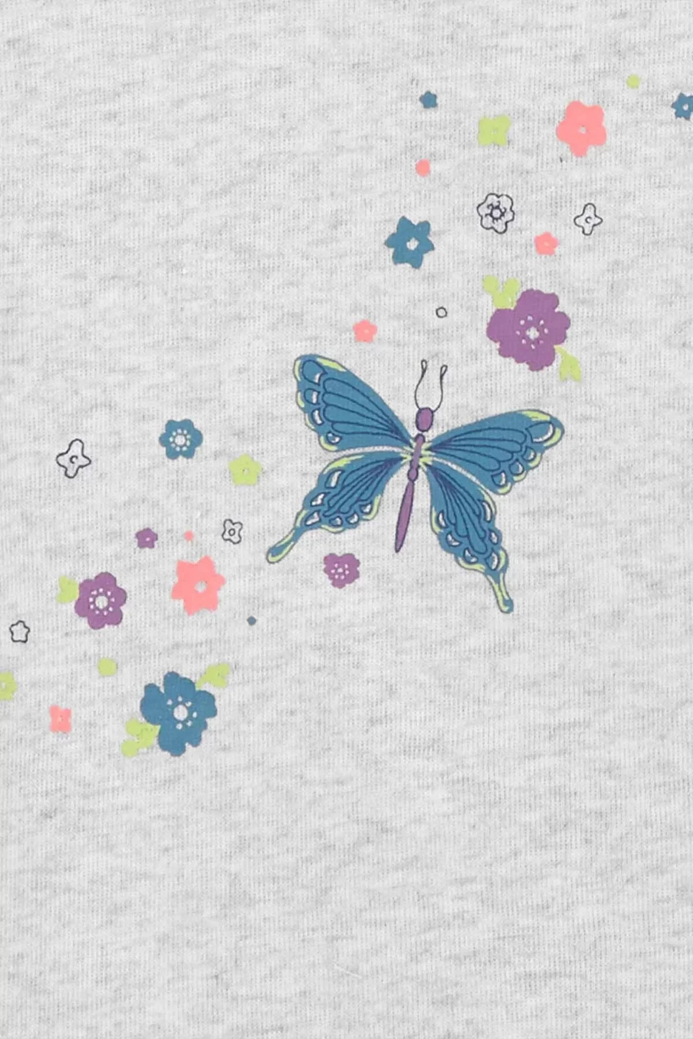 Layette Kız Bebek 5li Kısa Kol Body  Karışık Renkli