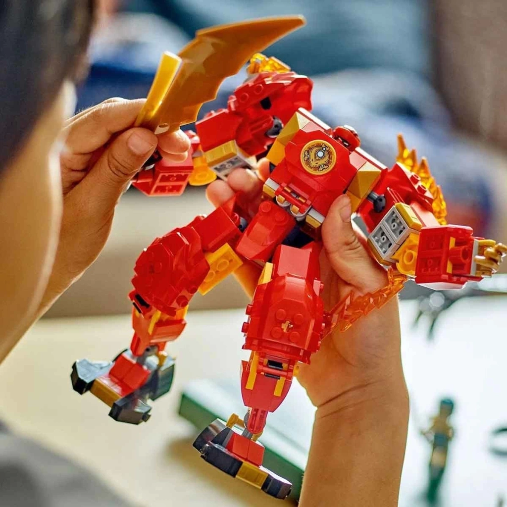 NessiWorld NINJAGO Kainin Ateş Elementi Robotu 71808