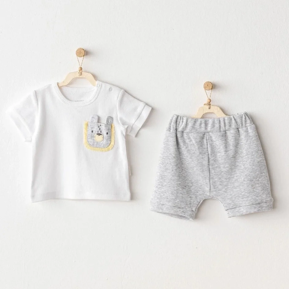 Little King 2li Bebe Takım Grey