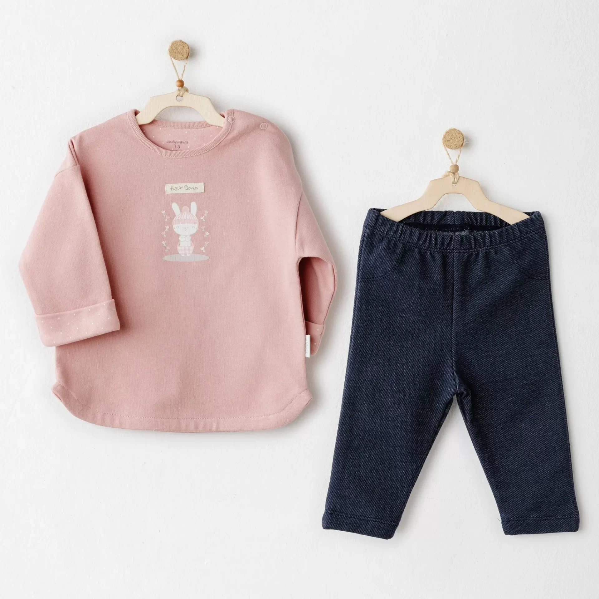 Mon Petit Amour 2li Takım Denim