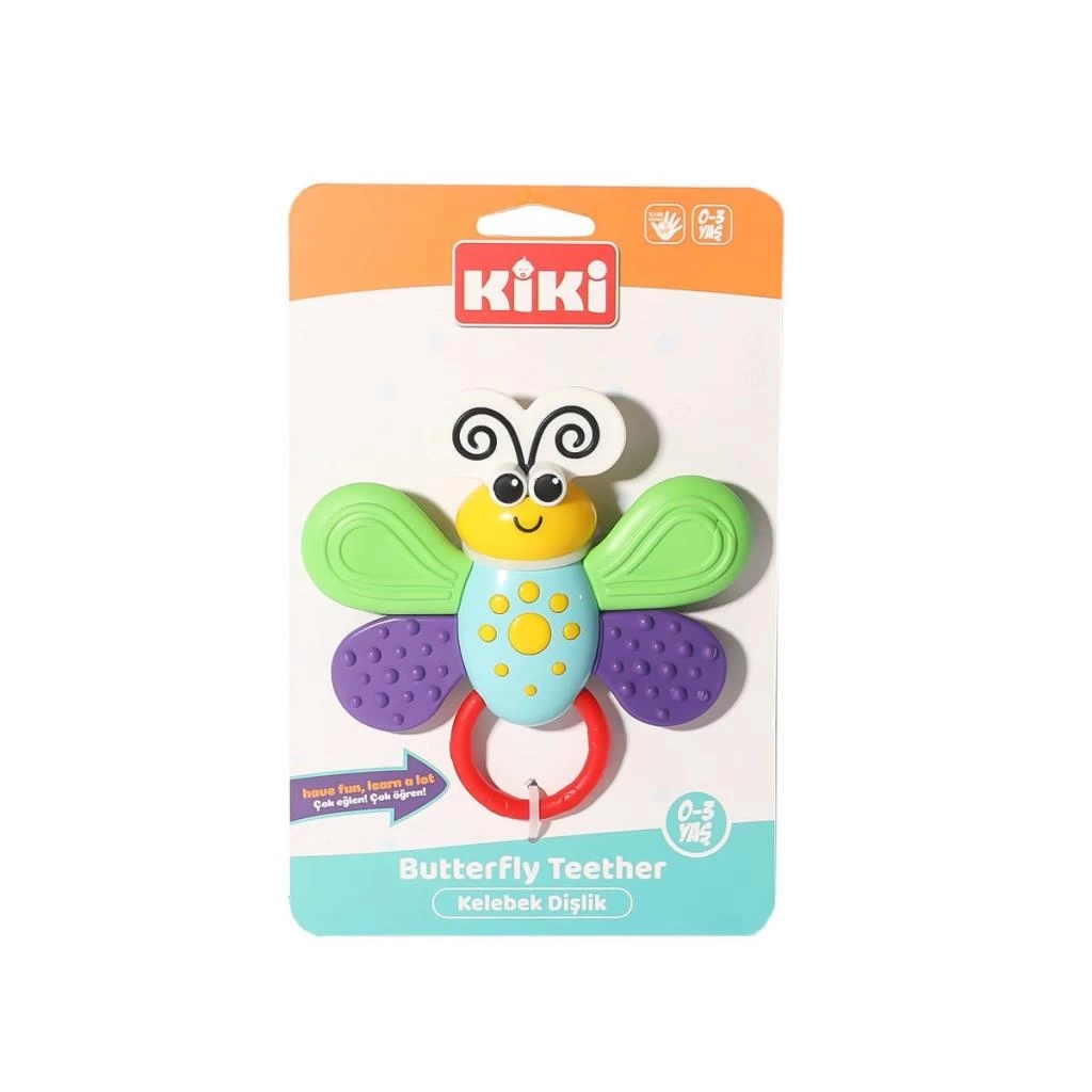 Nessiworld  AE-2201 Kelebek Dişlik Çıngırak -Kiki