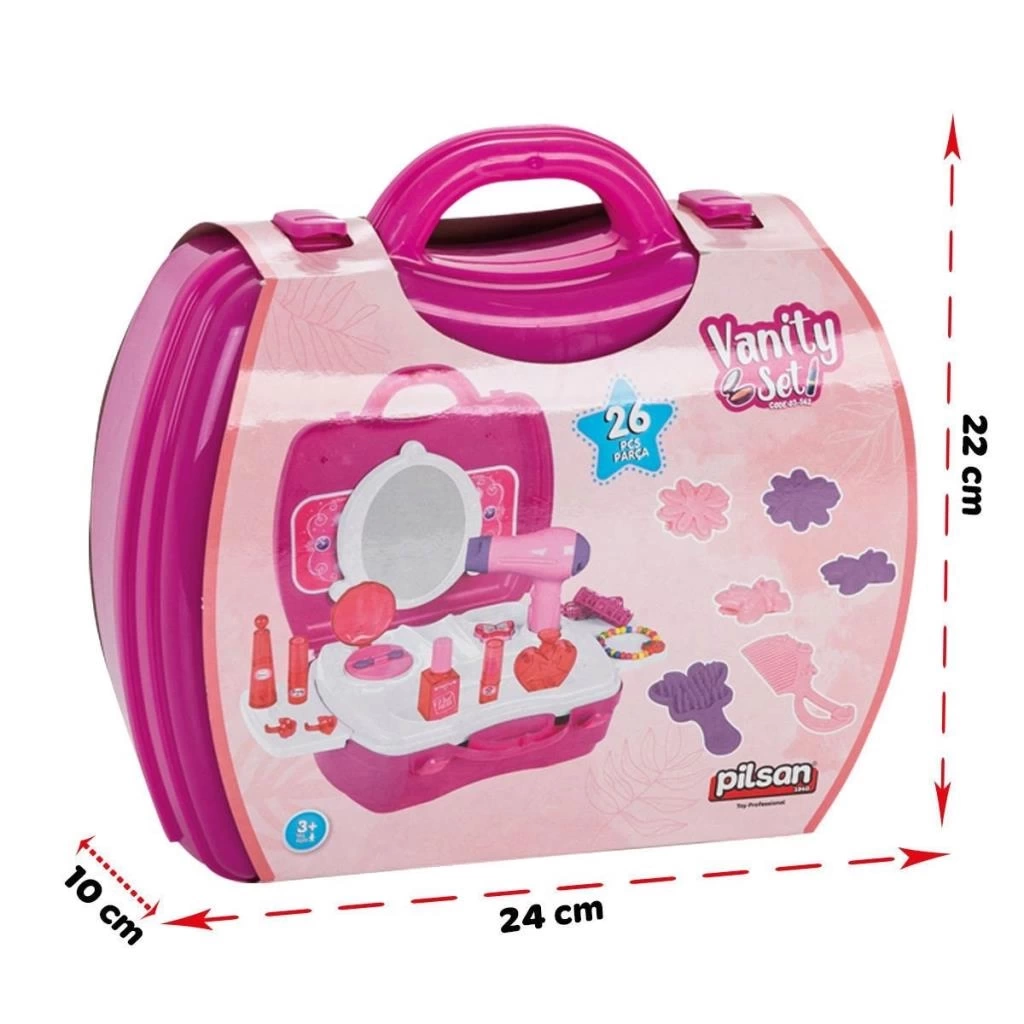 Nessiworld 03 562 Aksesuarlı Çantalı Makyaj Seti -Pilsan Oyuncak