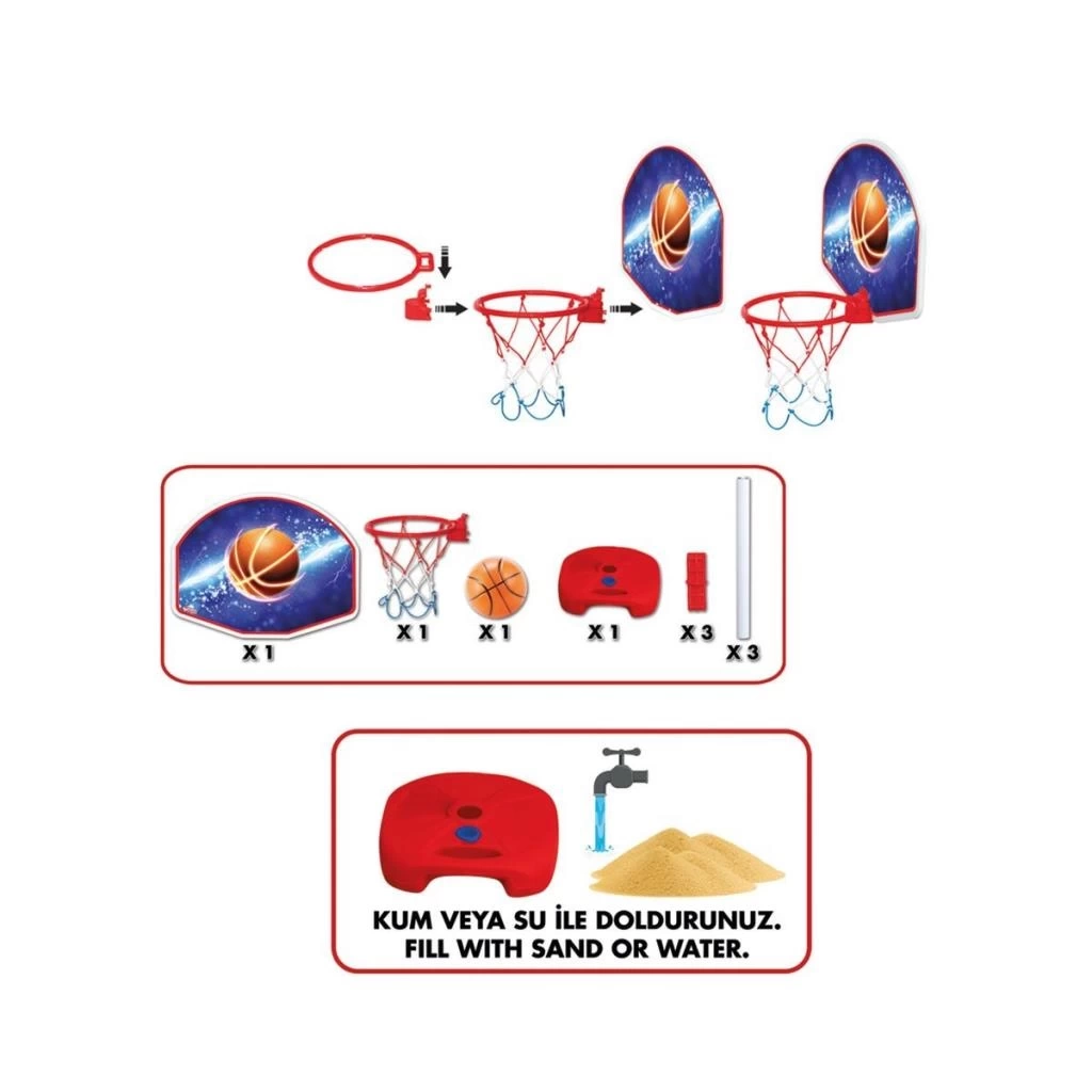 Nessiworld  03407 Dede Ayaklı Basket Potası
