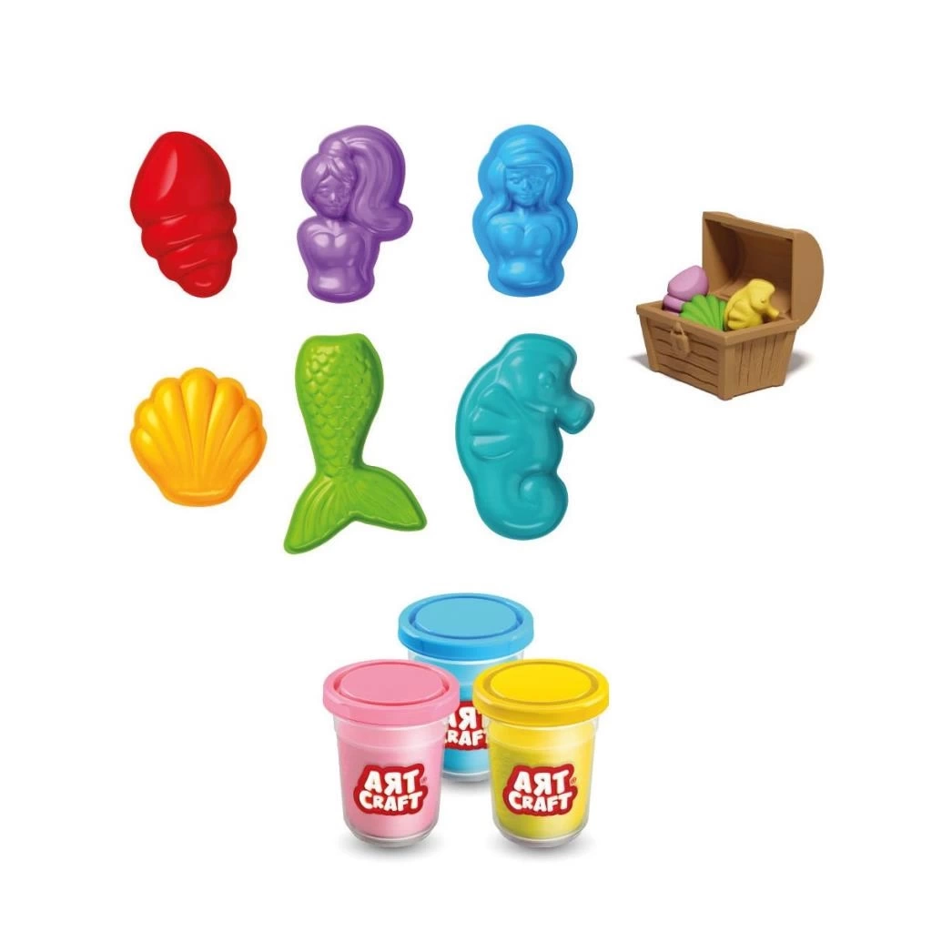 Nessiworld 03994 Art Craft Deniz Kızı Hamur Set 168 Gr -Fentoys