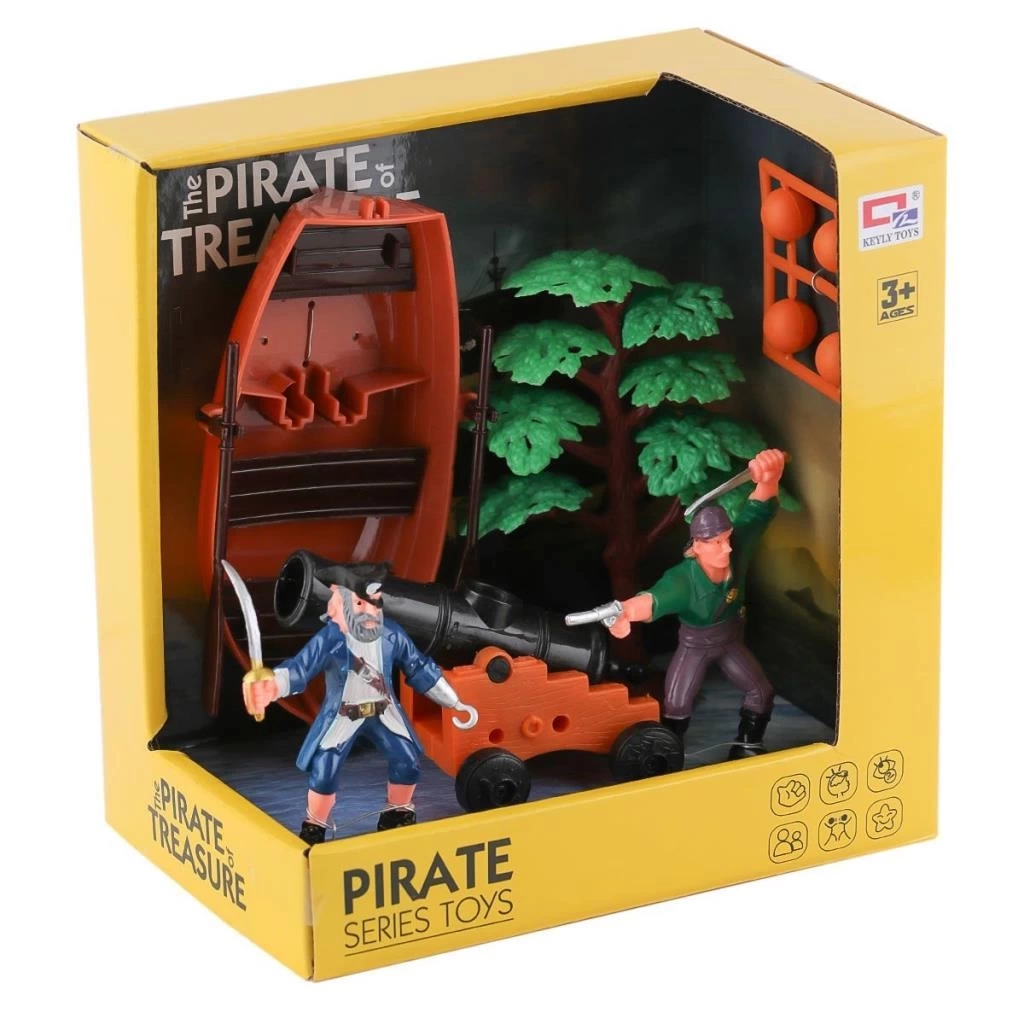 Nessiworld 0807-27 Top Atan Kayıklı korsan Seti -Birliktoys