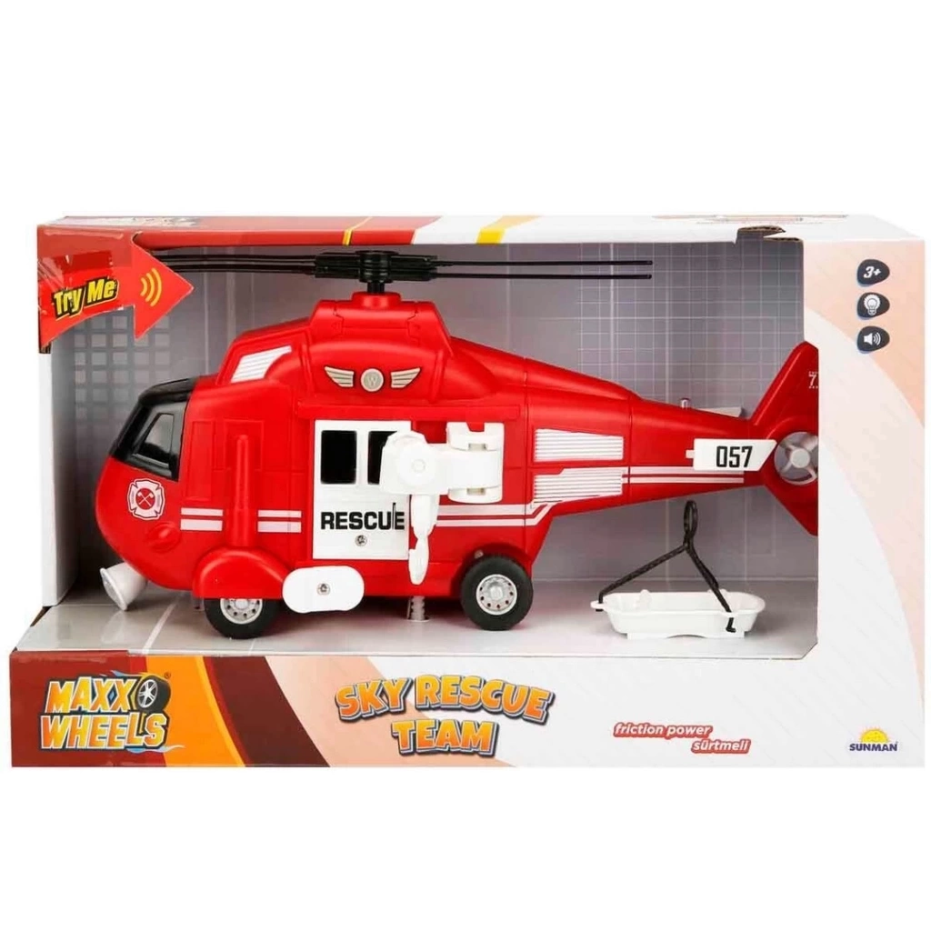 Nessiworld 1:16 Maxx Wheels Sesli ve Işıklı Helikopter