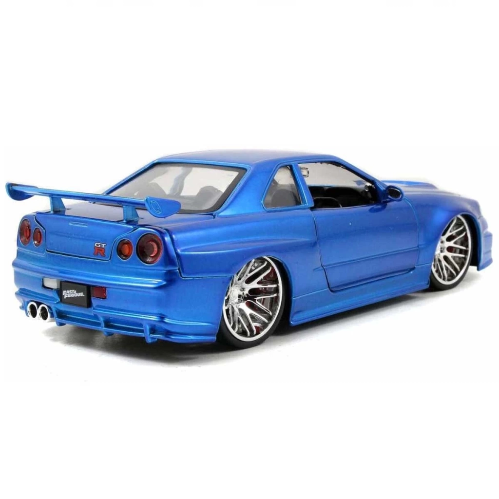 Nessiworld 1:24 Hızlı ve Öfkeli Fast & Furious Brians Nissan Skyline GT-R