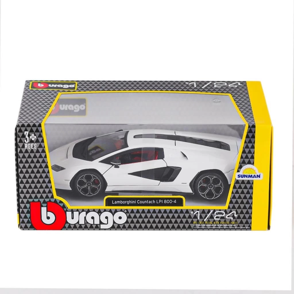 Nessiworld 1021102 Burago Lamborghini Countach LPI 800-4 1:24 -Sunman