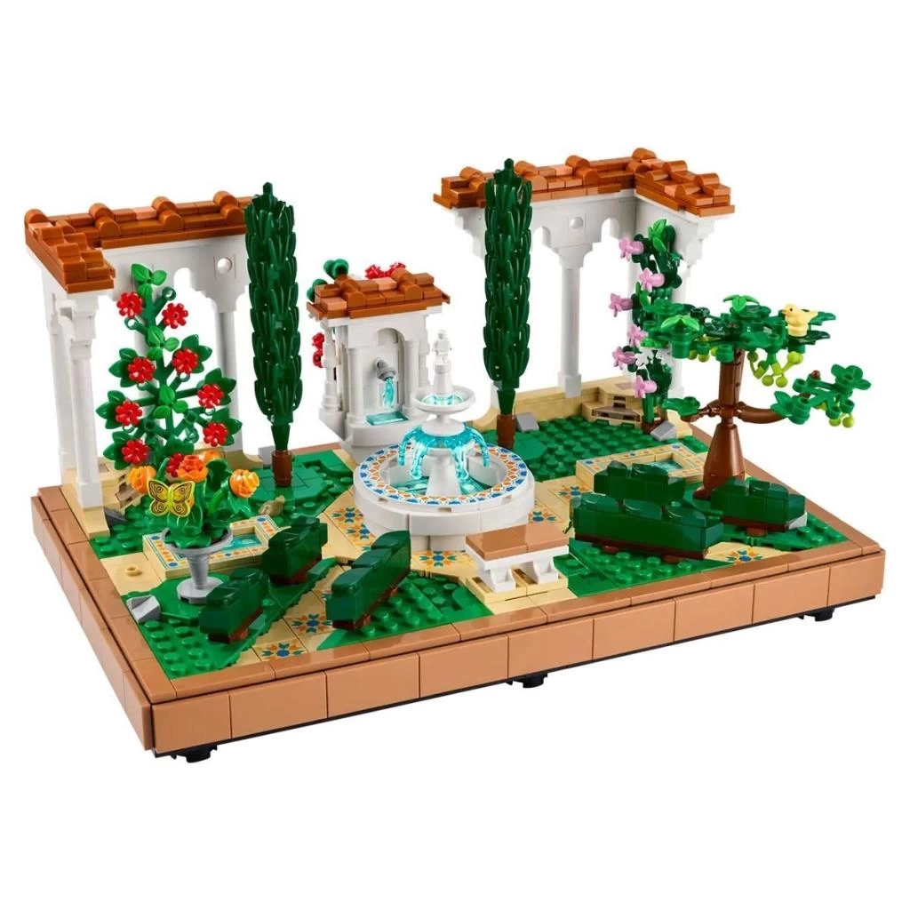 Nessiworld 10359 Lego icons Çeşmeli Bahçe - Fountain Garden 1302 parça +18 yaş