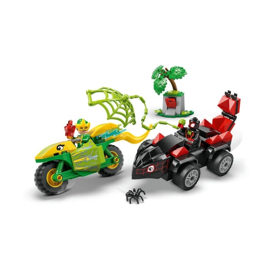 Nessiworld 11198 Lego Marvel Spidey - Spin ve Electro Dinozor Aracı Takibi 124 parça +4 yaş