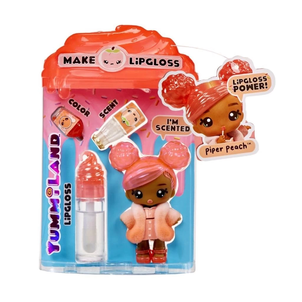 Nessiworld 120759 Yummiland Piper Peach Bebeği ve Dudak Parlatıcısı