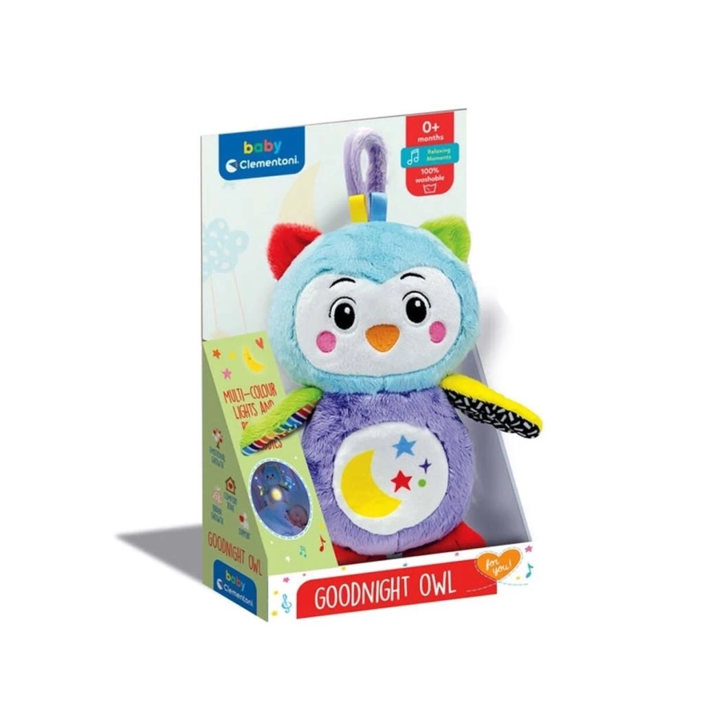 Nessiworld 17801 Baby Clementoni - Işıklı Pelüş Baykuş