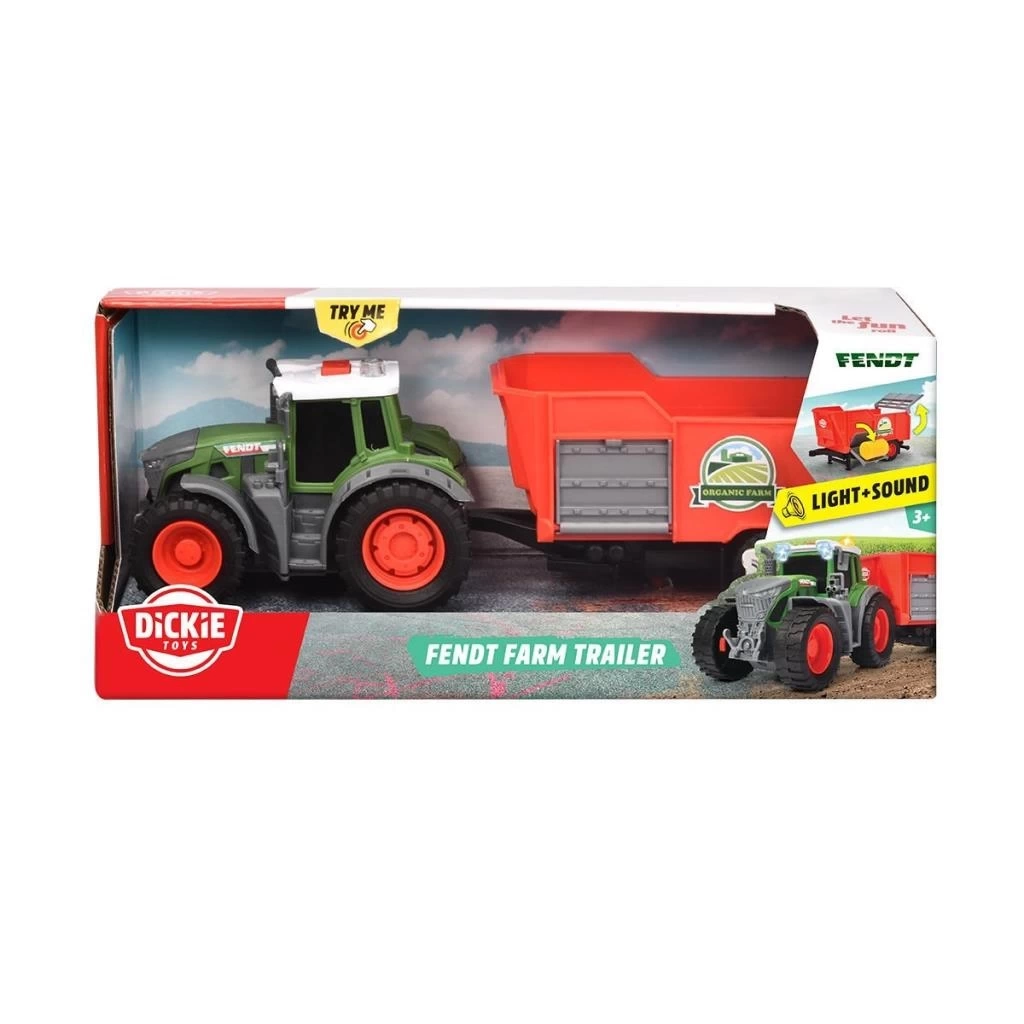 Nessiworld  203734001 Fendt Çiftlik Römorku -Dickie