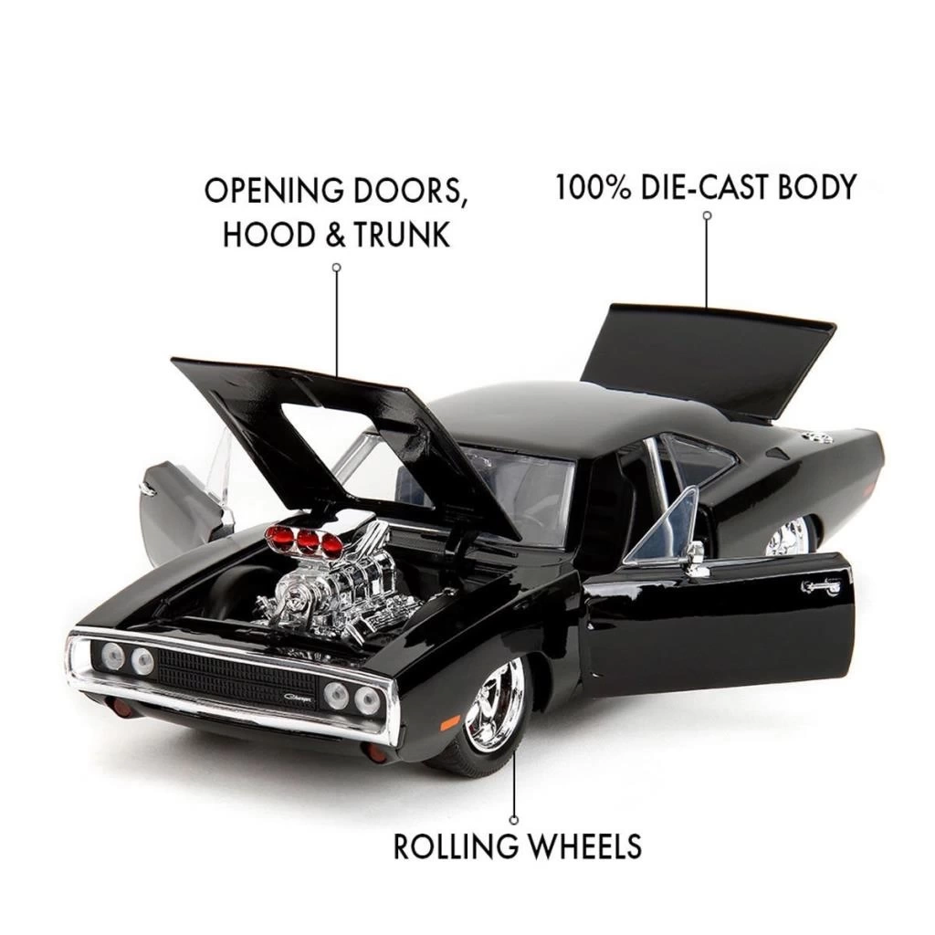 Nessiworld 253203101 Fast Furious 1970 Dodge Charger 1:24