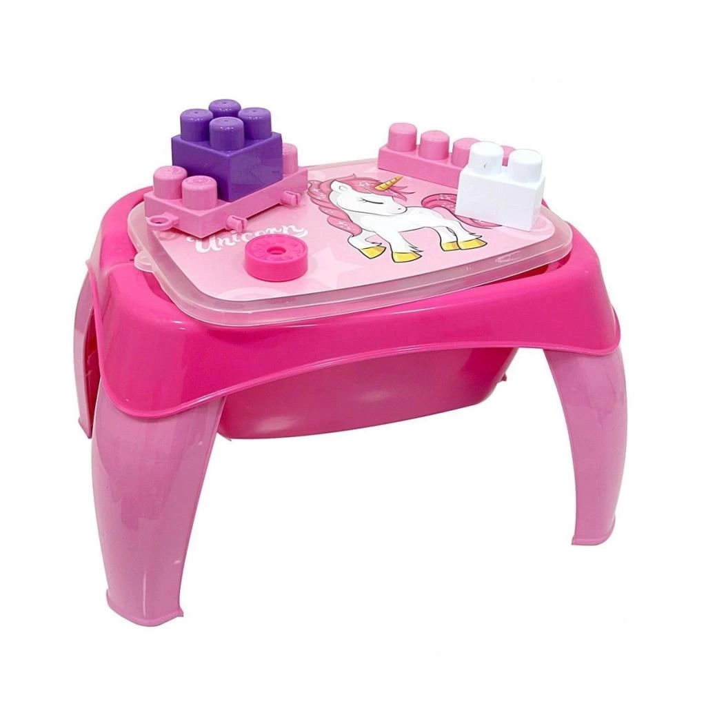 Nessiworld 2598 UNICORN AKTIVITE OYUN MASASI 30PCS MEGA BLOK