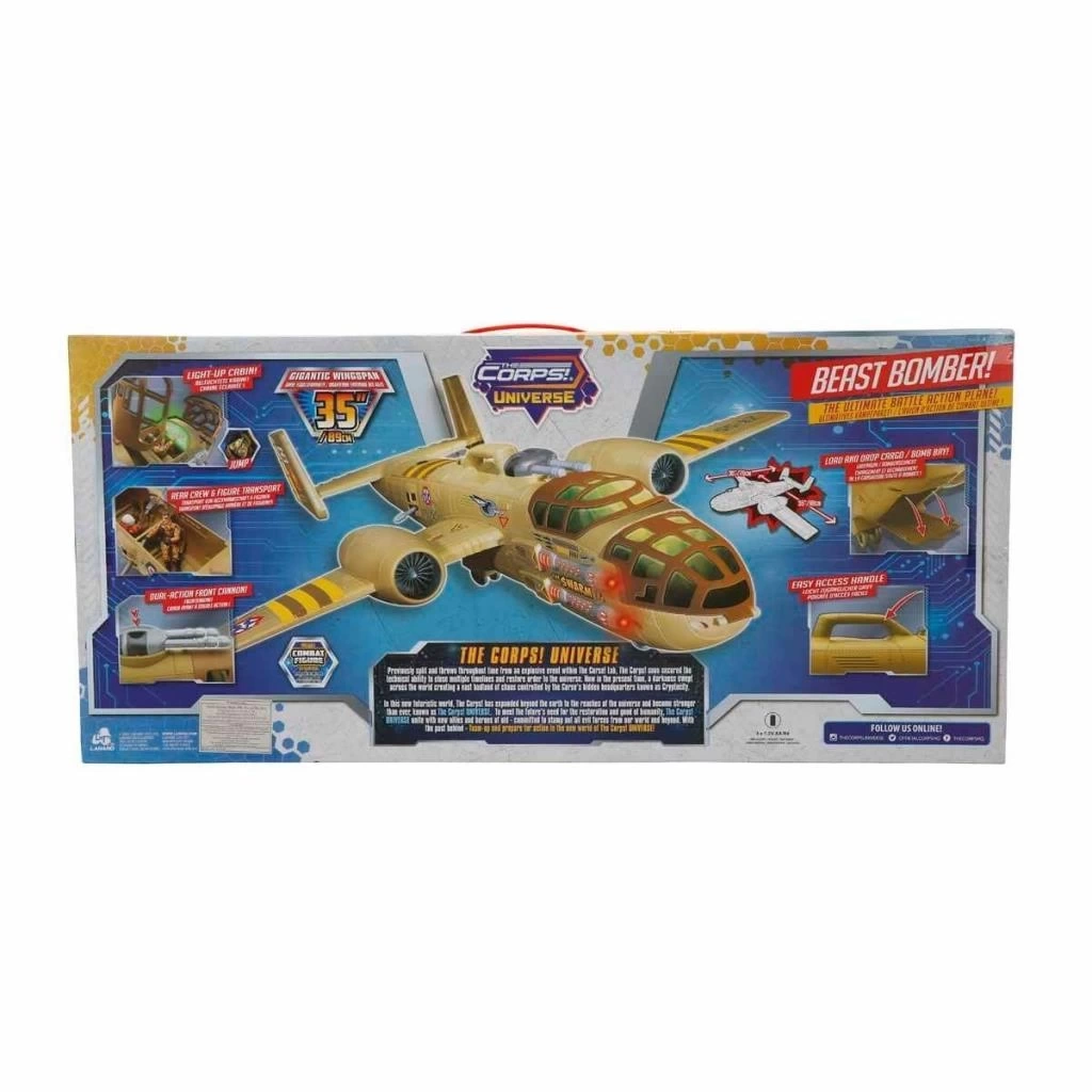 NessiWorld 33938 The Corps Universe Beast Bomber Sesli ve Işıklı Askeri Uçak
