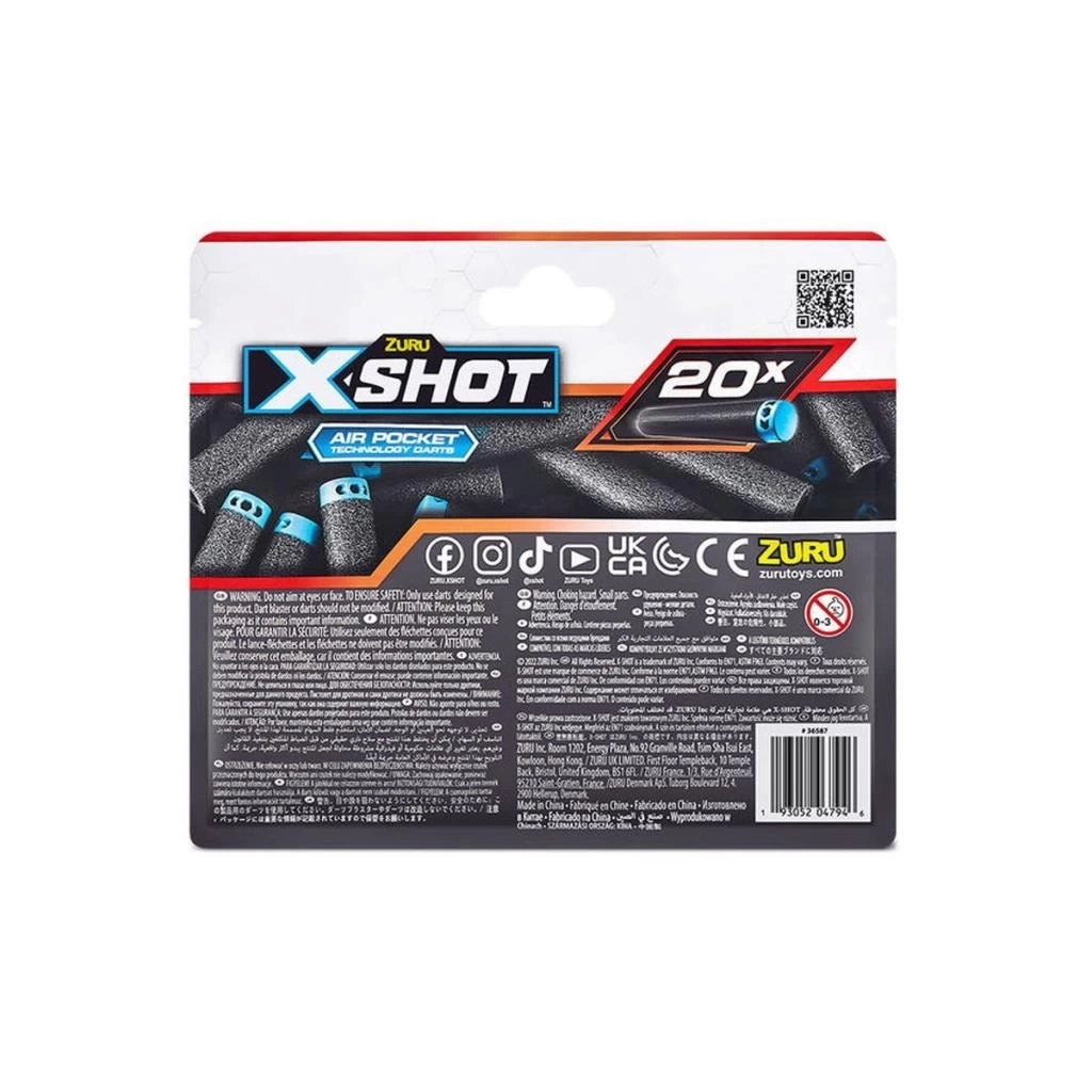 Nessiworld 36587 Zuru X Shot Silah 20 li Yedek Paket -Sunman