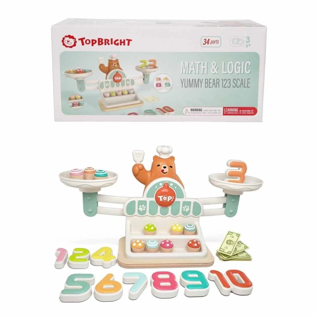 Nessiworld 3905 SUN-Ahşap Manyetik Terazi Alışveriş Oyunu