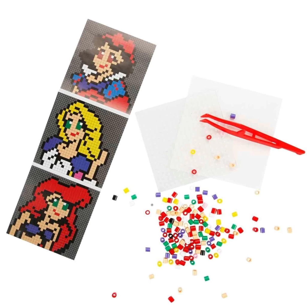 Nessiworld 3in1 Disney Princess Pixel Pixel Boncuk Aktivite ve Oyuncak Seti S00005169
