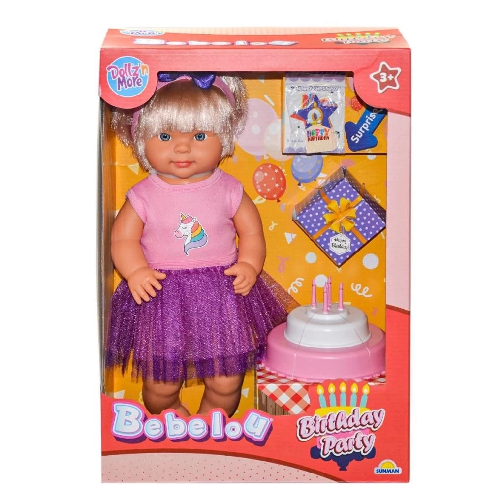Nessiworld 40021 Bebelou Doğum Günü Bebek 40 cm