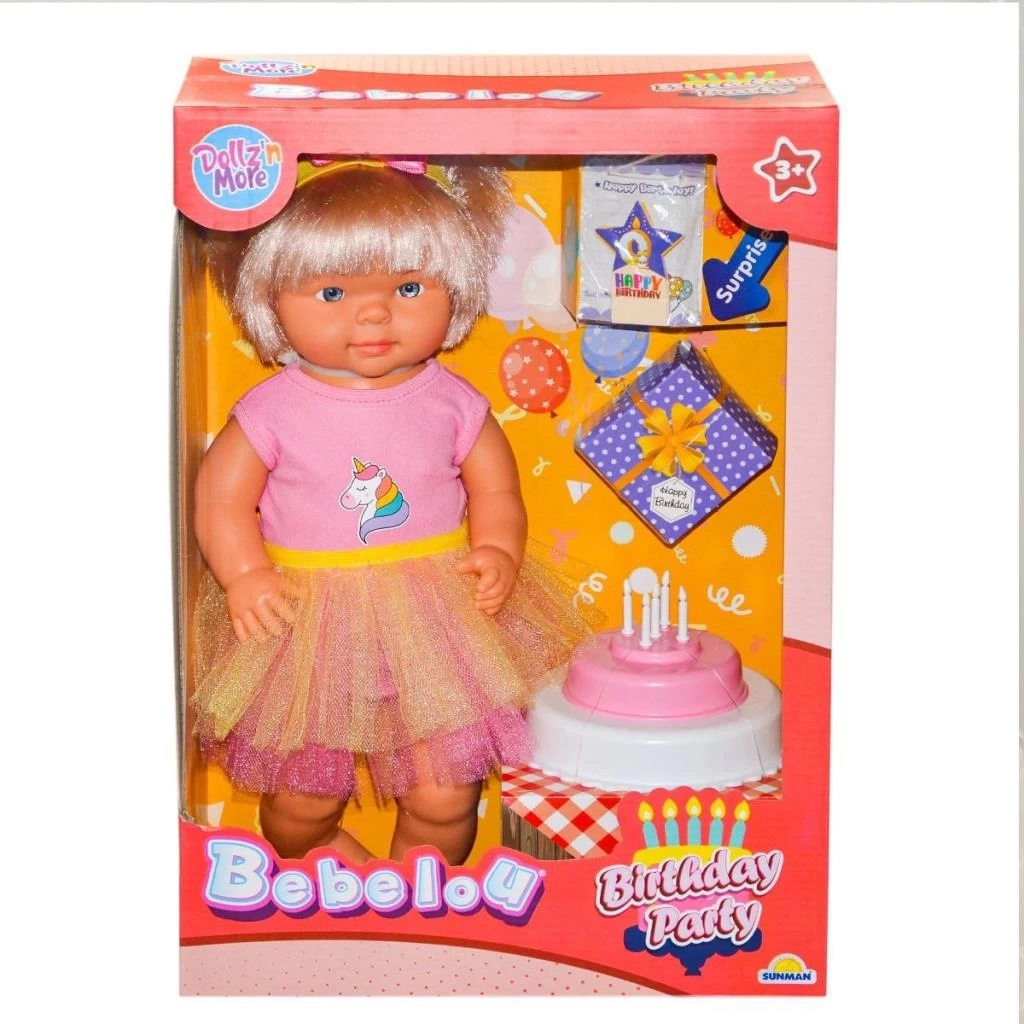 Nessiworld 40021 Bebelou Doğum Günü Bebek 40 cm