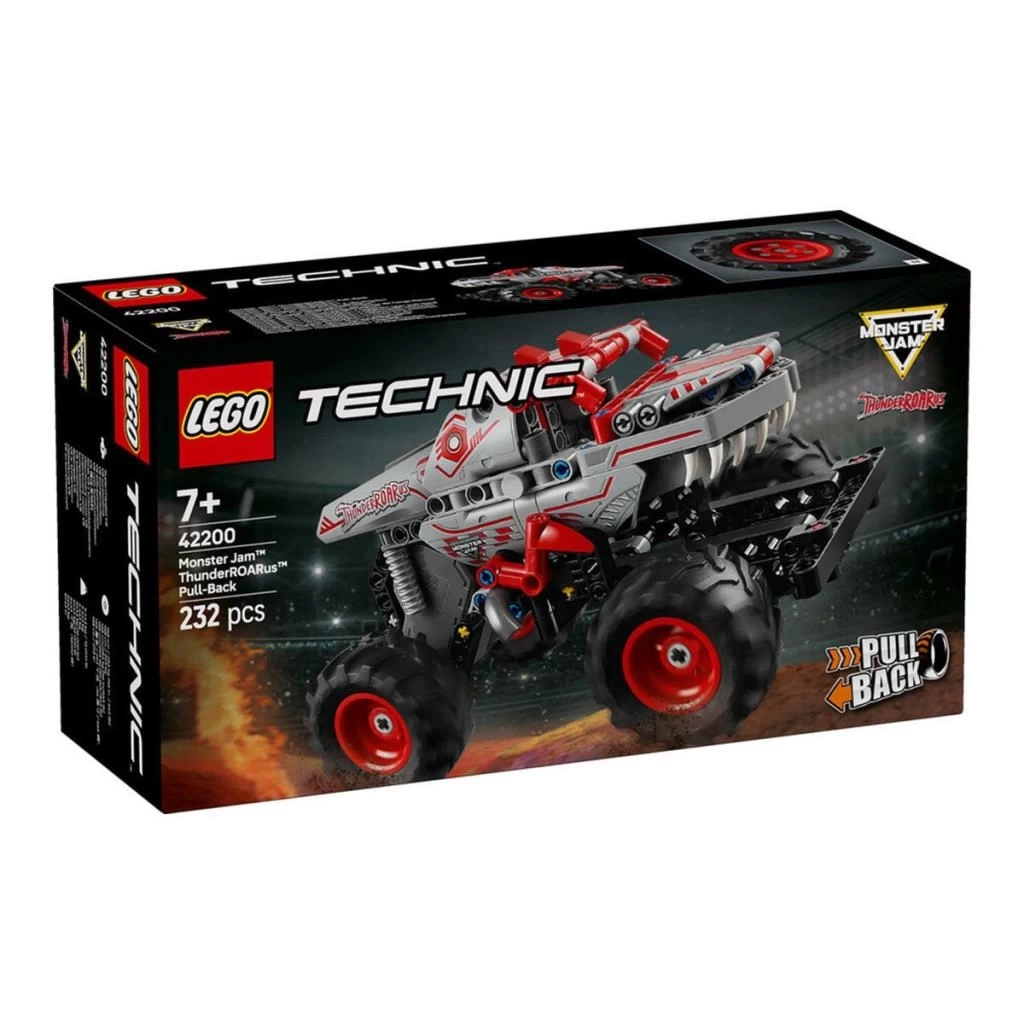 Nessiworld 42200 Lego Technic Monster Jam ThunderROARus Çek-Bırak 232 parça +7 yaş