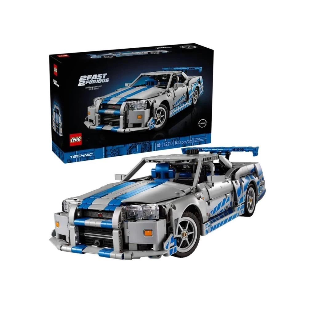 Nessiworld 42210 Lego Technic 2 Fast 2 Furious Nissan Skyline GT-R 1410 parça +9 yaş