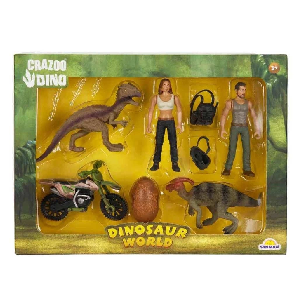 Nessiworld 43111 Crazoo Dinozor Figürlü Oyun Seti -Sunman