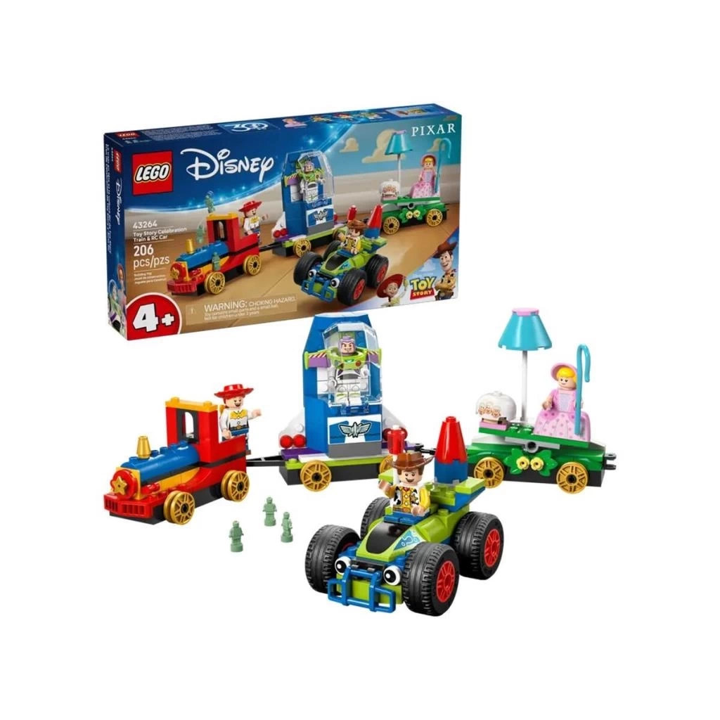 Nessiworld 43264 Lego Disney Toy Story Kutlama Treni ve RC Araba 206 parça +4 yaş