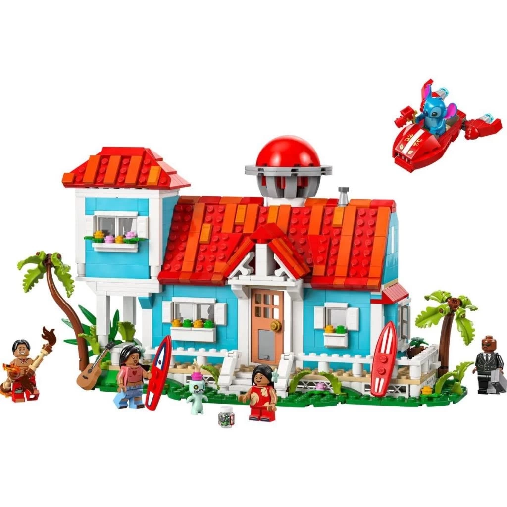 Nessiworld 43268 Lego Disney Lilo ve Stiç Plaj Evi 834 parça +9 yaş